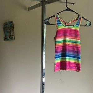 Girls Children's Place Rainbow Tank Top 7/8